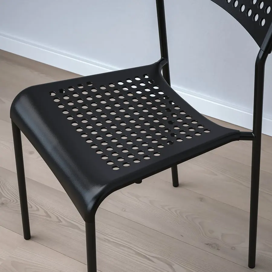 Set masa + 2 scaune Ikea Sandsberg 67x67 (Negru) - 3