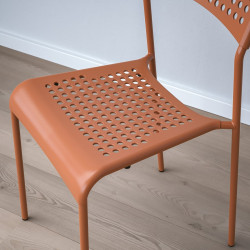 Set masa + 2 scaune Ikea Sandsberg 67x67 (Negru/Rosu-maro) Thumb