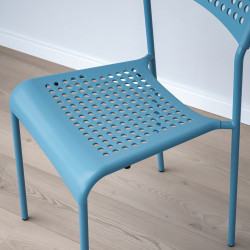 Set masa + 2 scaune Ikea Sandsberg 67x67 (Negru/Albastru) Thumb