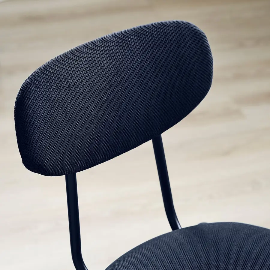 Set masa + 2 scaune Ikea Sandsberg/Remmarn 67x67 (Negru/Albastru inchis) - 4