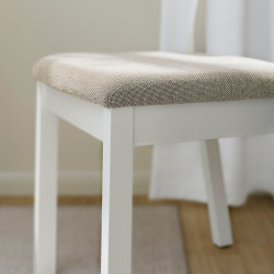 Set masa + 2 scaune Ikea Tonstad/Fridtuna 80/120x70 (Alb/Bej deschis) Thumb
