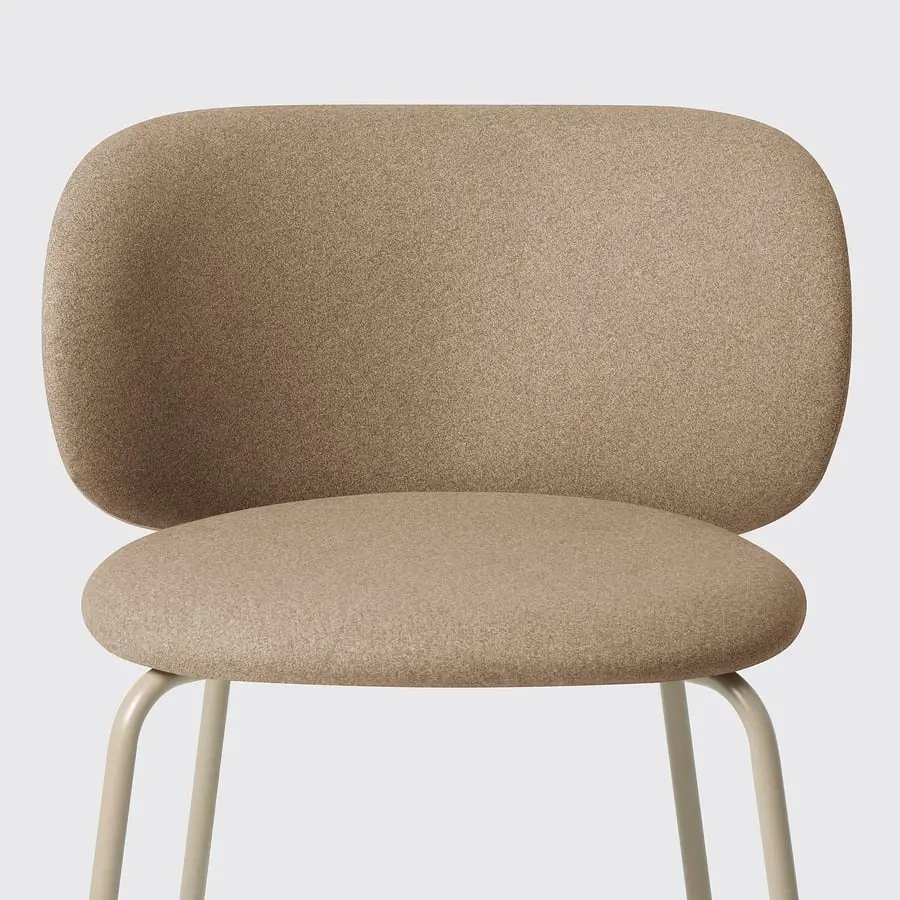 Комплект стол + 2 стула Ikea Tonstad/Krylbo/Tonerud 80/120x70 (Белый/Темно-бежевый) - 4