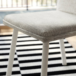 Set masa + 2 scaune Ikea Tonstad/Viarp 80/120x70 (Alb/Bej-maro) Thumb
