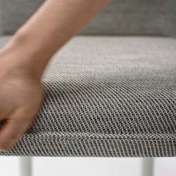 Set masa + 2 scaune Ikea Tonstad/Viarp 80/120x70 (Alb/Bej-maro) Thumb