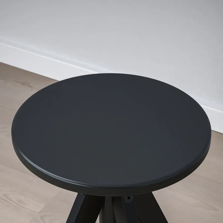 Комплект стол + 2 табурета Ikea Grotan/Rudstorp 80см (Коричневый/Черный) - 4