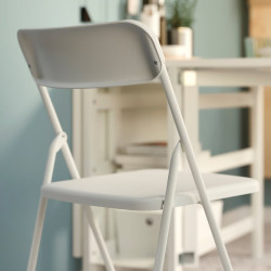 Комплект стол + 4 складных стула Ikea Vihals 39/95/151x90 (Белый) Thumb