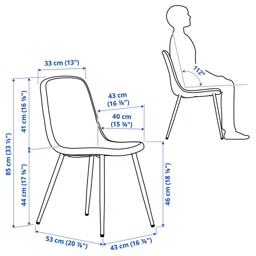 Комплект стол + 4 стула Ikea Alhult/Nordmansskar/Letafors 120x80 (Коричневый/Желто-бежевый) - 6