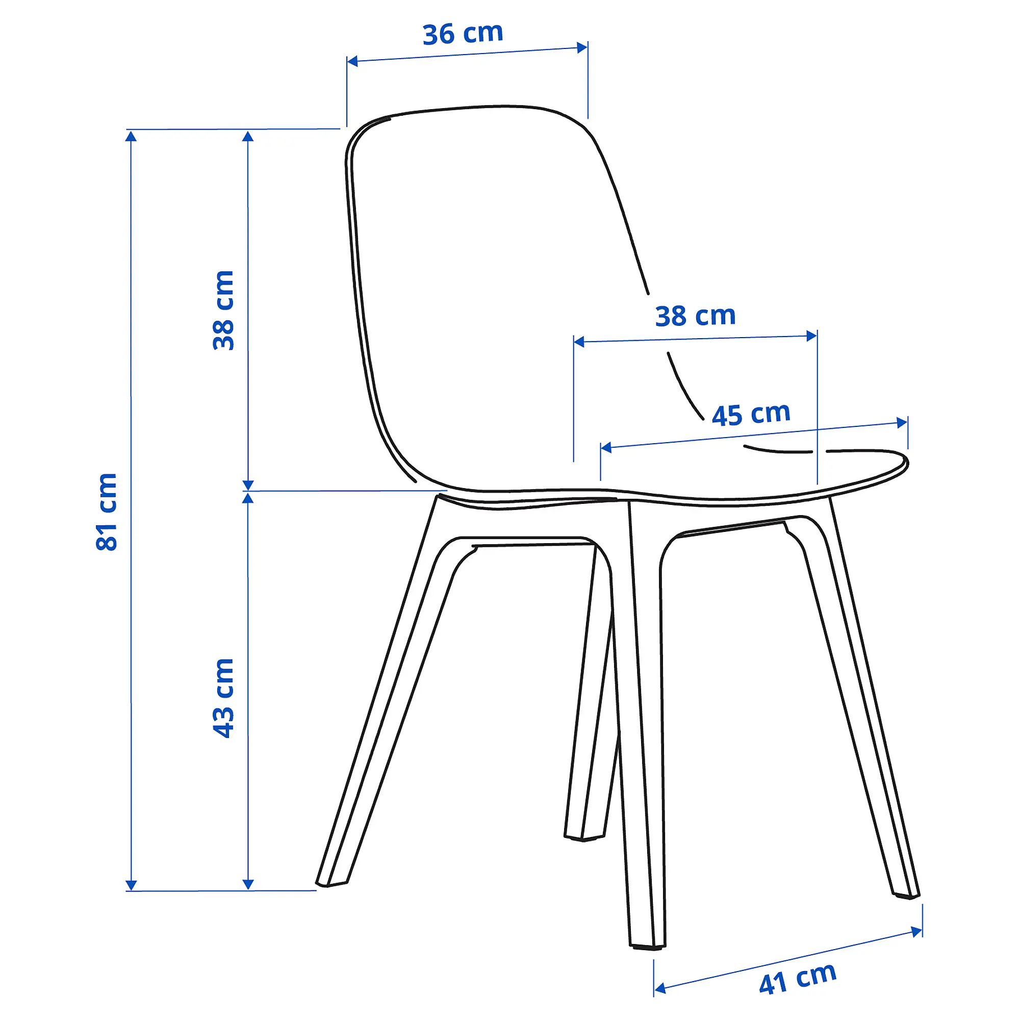 Комплект стол + 4 стула Ikea Alhut/Odger 120x80 (Коричневый/Красный) - 5