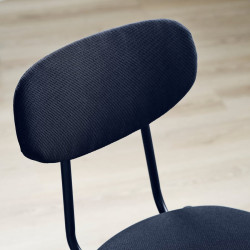Set masa + 4 scaune Ikea Docksta/Sandsberg/Remmarn 103 (Alb/Albastru inchis) Thumb