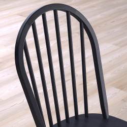 Set masa + 4 scaune Ikea Grotan/Skogsta 105cm (Maro/Negru) Thumb