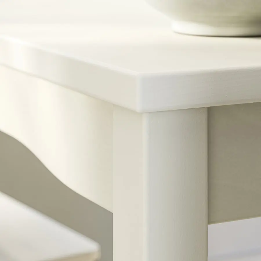 Set masa + 4 scaune Ikea Hauga/Rosentorp/Kilanda (Alb/Bej deschis) - 4