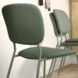 Set masa + 4 scaune Ikea Lisabo/Vihals/Tibbleby 105cm (Frasin/Gri-verde) Thumb