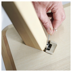 Set masa + 4 scaune Ikea Lisabo/Vihals/Tibbleby 140x78 (Frasin/Gri-bej) Thumb