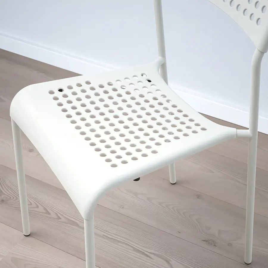 Set masa + 4 scaune Ikea Sandsberg 110x67 (Negru/Alb) - 4