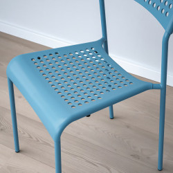 Set masa + 4 scaune Ikea Sandsberg 110x67 (Negru/Albastru) Thumb