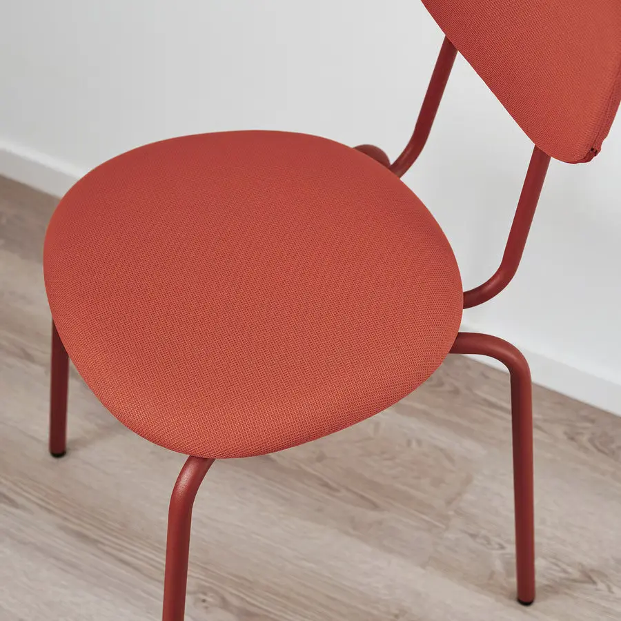 Set masa + 4 scaune Ikea Sandsberg/Remmarn 110x67 (Negru/Rosu) - 4
