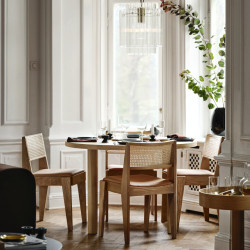 Комплект стол + 4 стула Ikea Stockholm 2025 (Дуб) Thumb