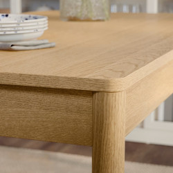 Комплект стол + 4 стула Ikea Tonstad 150x80 (Дуб/Светло-бежевый) Thumb