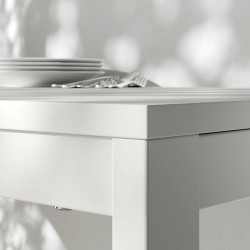 Set masa + 4 scaune Ikea Vihals/Tibbleby 84/120x74 (Alb/Galben) Thumb