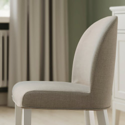 Комплект стол + 6 стула Ikea Rosentorp/Kilanda 160/215x110 (Белый/Светло-бежевый) Thumb