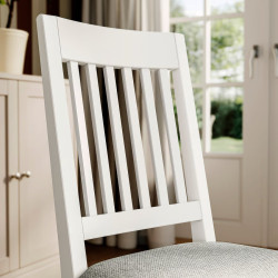 Set masa + 6 scaune Ikea Rosentorp/Nasinge/Tibbleby 160/215x110 (Alb/Bej-gri) Thumb