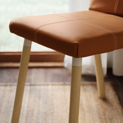Set masa + 6 scaune Ikea Tonstad (Stejar/Maro-auriu) Thumb
