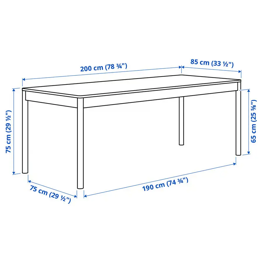 Set masa + 6 scaune Ikea Tonstad/Fridtuna (Stejar/Bej deschis) - 6