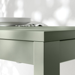 Set masa + 6 scaune Ikea Vihals/Tibbleby 120/180x74 (Verde/Galben) Thumb