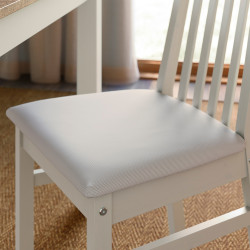 Комплект стол + 6 стульев Ikea Alhult/Kabusa 170/220x80 (Бежевый/Коричневый) Thumb