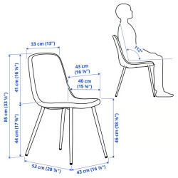 Set masa + 6 scaune Ikea Alhult/Nordmansskar/Letafors 170/220x80 (Maro/Galben-bej) Thumb