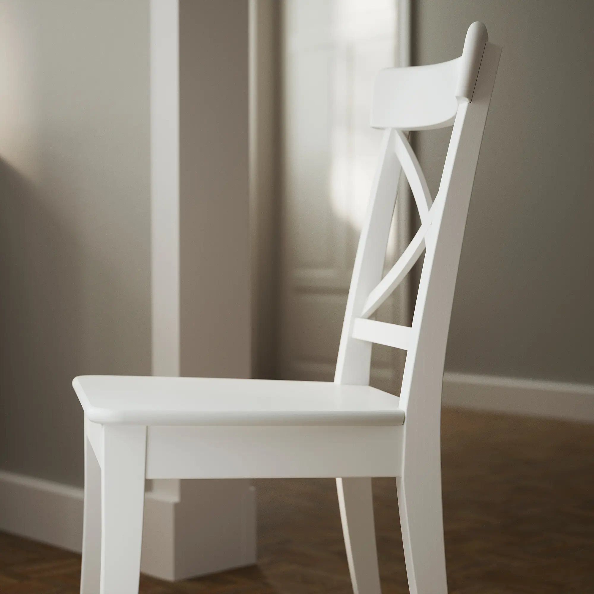 Комплект стол + 6 стульев Ikea Rosentorp (Белый) - 4