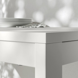 Set masa + 6 scaune Ikea Vihals 120/180x74 (Alb) Thumb