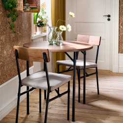 Set masa scaune Ikea Grotan/Tibbleby 80 1+2 (Maro/Bej inchis)