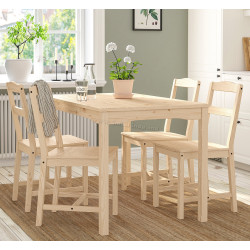 Set masa scaune Ikea Hagernas 1+4 (Pin)