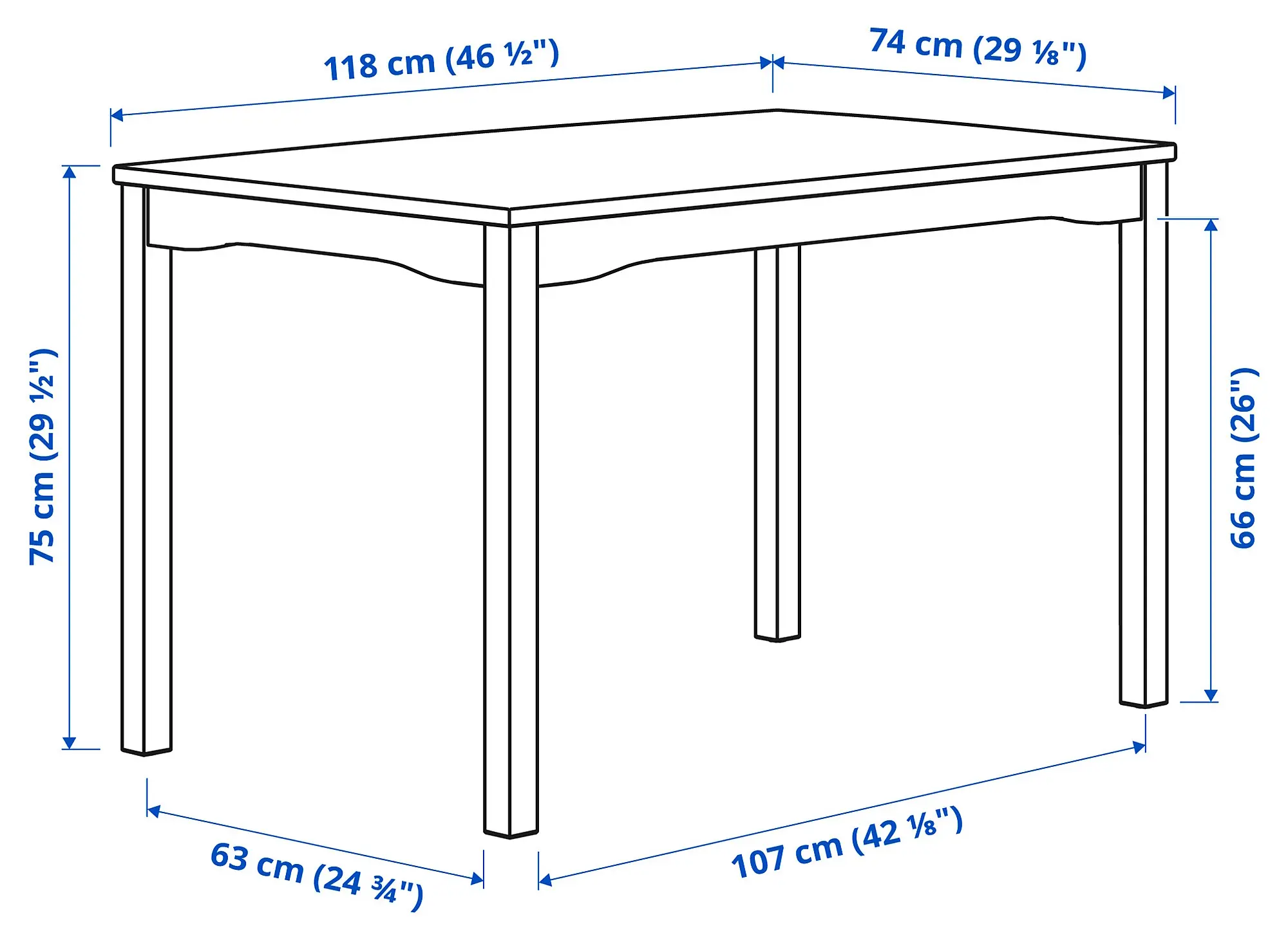 Set masa scaune Ikea Hagernas 1+4 (Pin)
