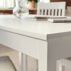 Set masa scaune Ikea Nasinge/Bergmund/Gunnared 130x80 1+4 (Alb/Gri mediu) Thumb