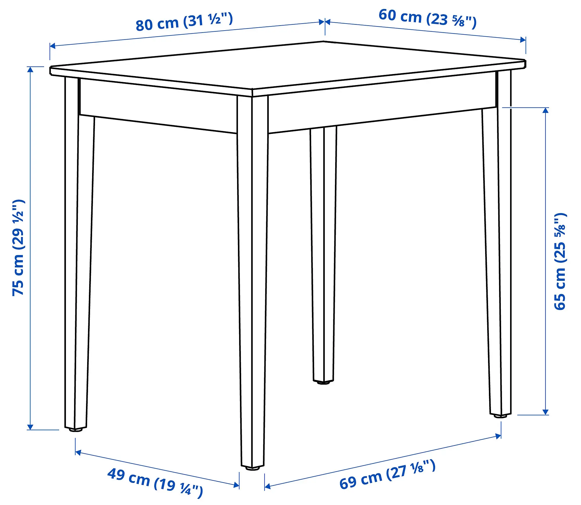 Set masa scaune Ikea Nasinge/Bergmund/Gunnared 80x60 1+2 (Maro/Gri mediu)