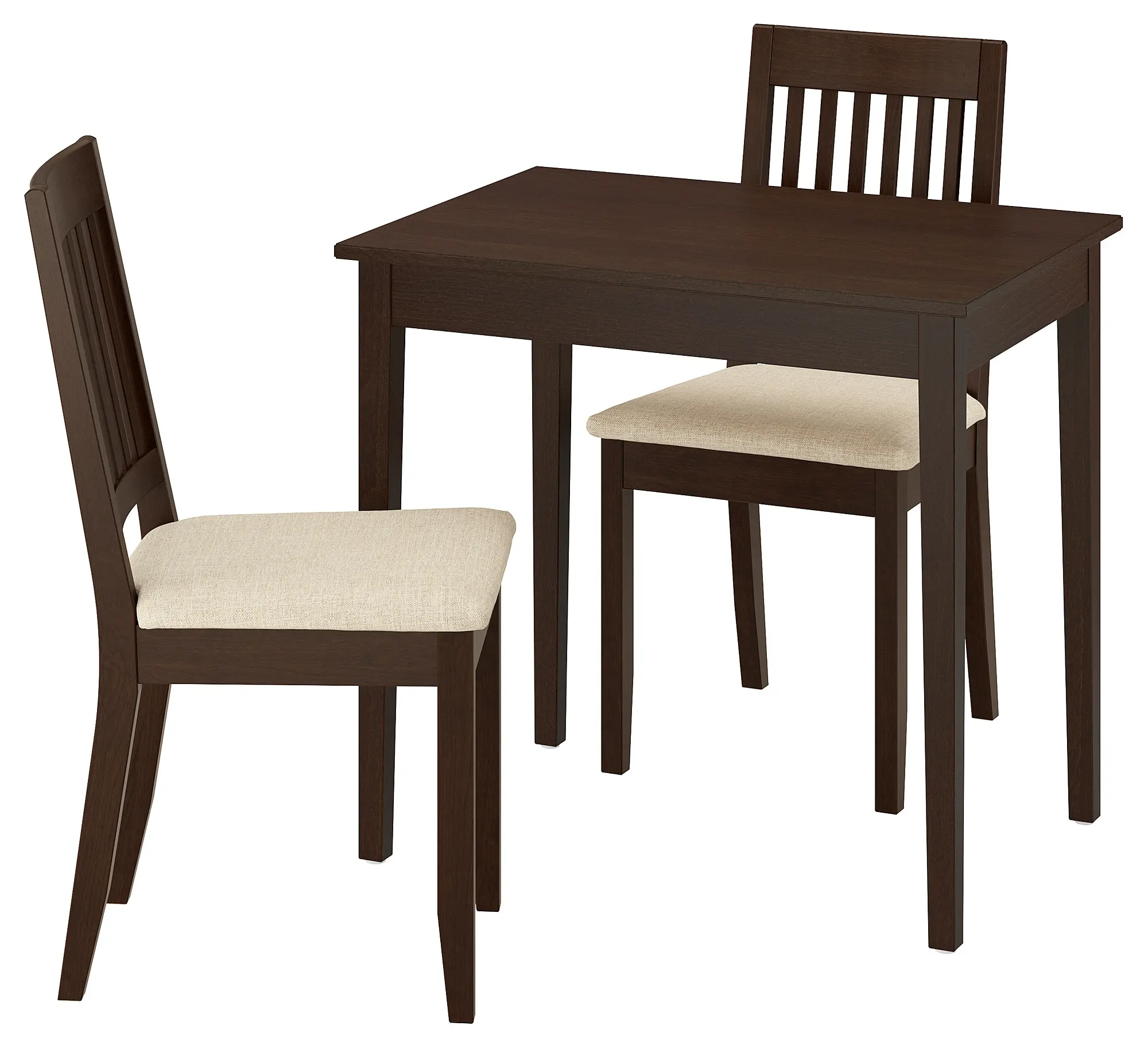 Set masa scaune Ikea Nasinge/Kilanda 80x60 1+2 (Maro/Bej deschis)