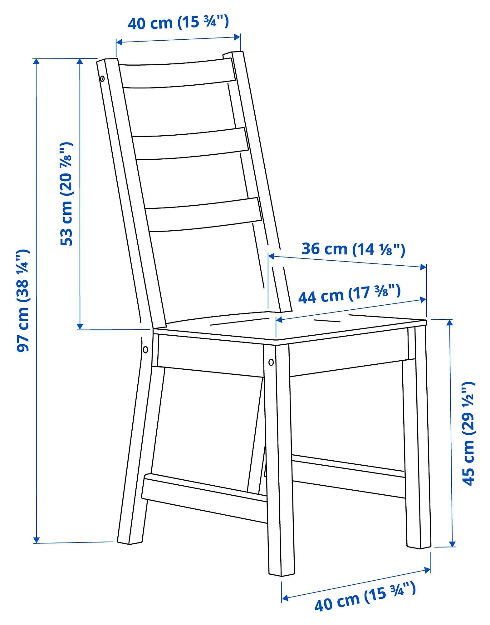 Set masa scaune Ikea Nasinge/Nordviken 130x80 1+4 (Alb)