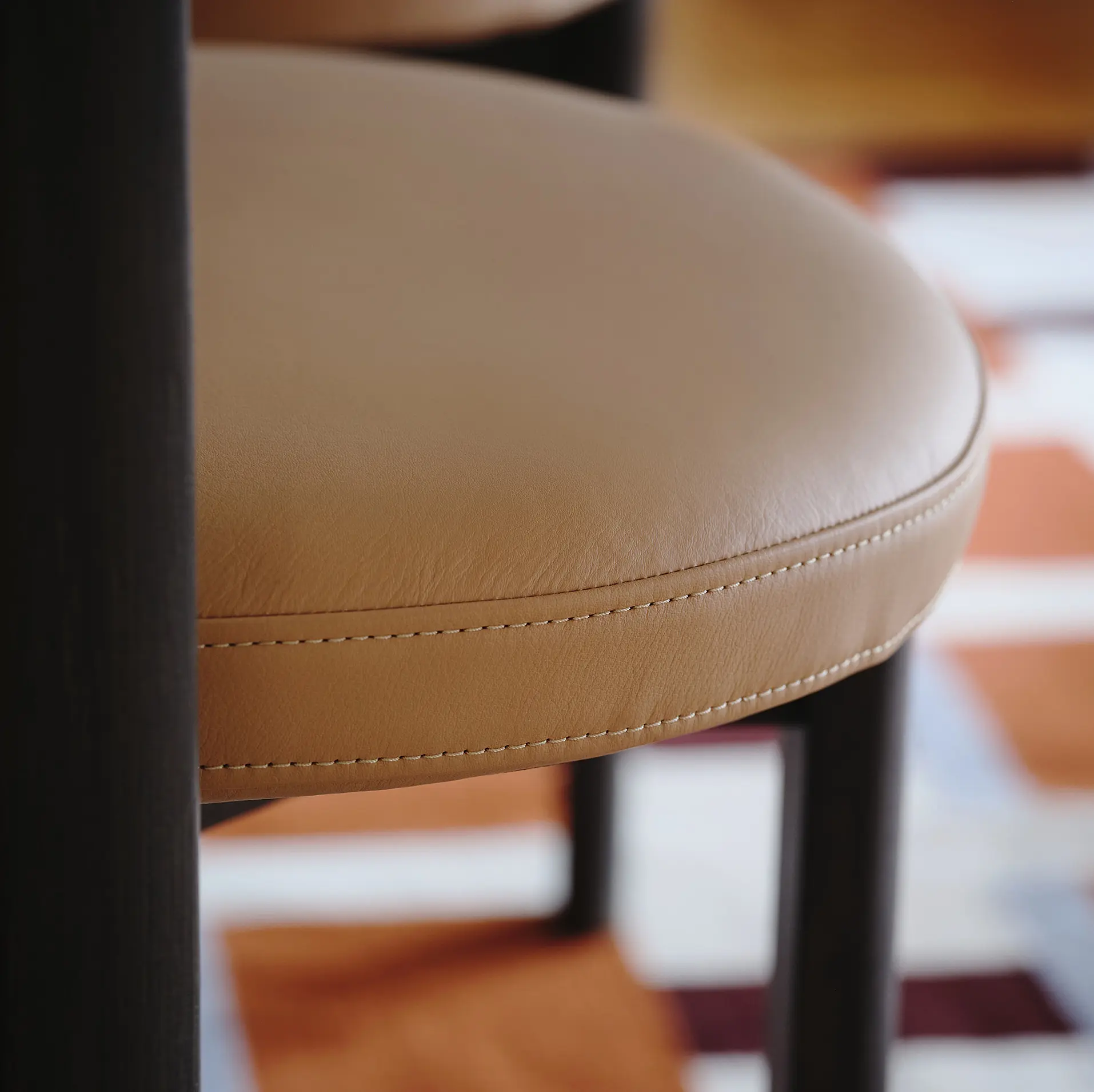 Set masa scaune Ikea Stockholm 2025 115 1+4 (Furnir stejar/Maro)