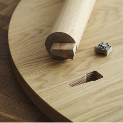 Set masa scaune Ikea Stockholm 2025/Skansnas 115 1+4 (Furnir stejar/Negru) Thumb