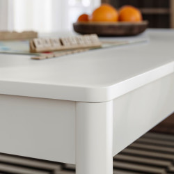 Set masa scaune Ikea Tonstad/Bomstad 150x80 1+4 (Alb murdar/Maro auriu) Thumb