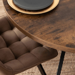 Set masa + 4 scaune Mebel Elite Lukas 100-250/Rick (Rustic Oak/Brown) Thumb