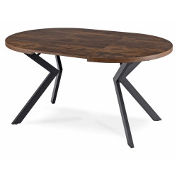 Set masa + 4 scaune Mebel Elite Lukas 100-250/Rick (Rustic Oak/Brown) Thumb