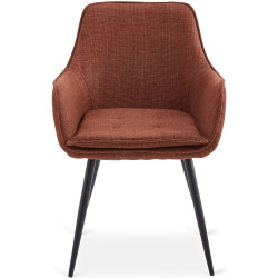 Обеденный набор 1+4 Mebel Elite Alicante 160/200 Edrick (Black/Walnut/Rude) Thumb