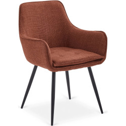 Обеденный набор 1+4 Mebel Elite Alicante 160/200 Edrick (Black/Walnut/Rude) Thumb