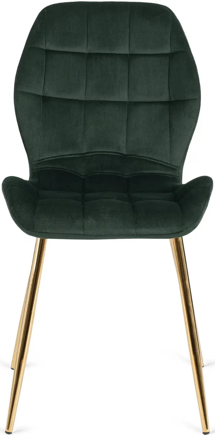 Обеденный набор 1+4 Mebel Elite Bali 100 Lucky (White Marble/Gold/Green) - 6