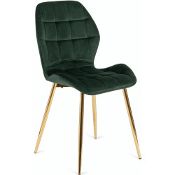 Обеденный набор 1+4 Mebel Elite Bali 100 Lucky (White Marble/Gold/Green) Thumb