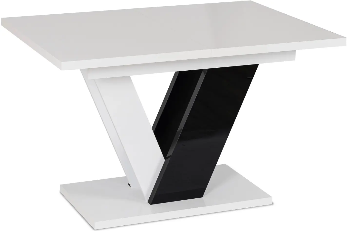 Обеденный набор 1+4 Mebel Elite Clark 120/160 Lucky (White/Black/Dark Blue) - 3