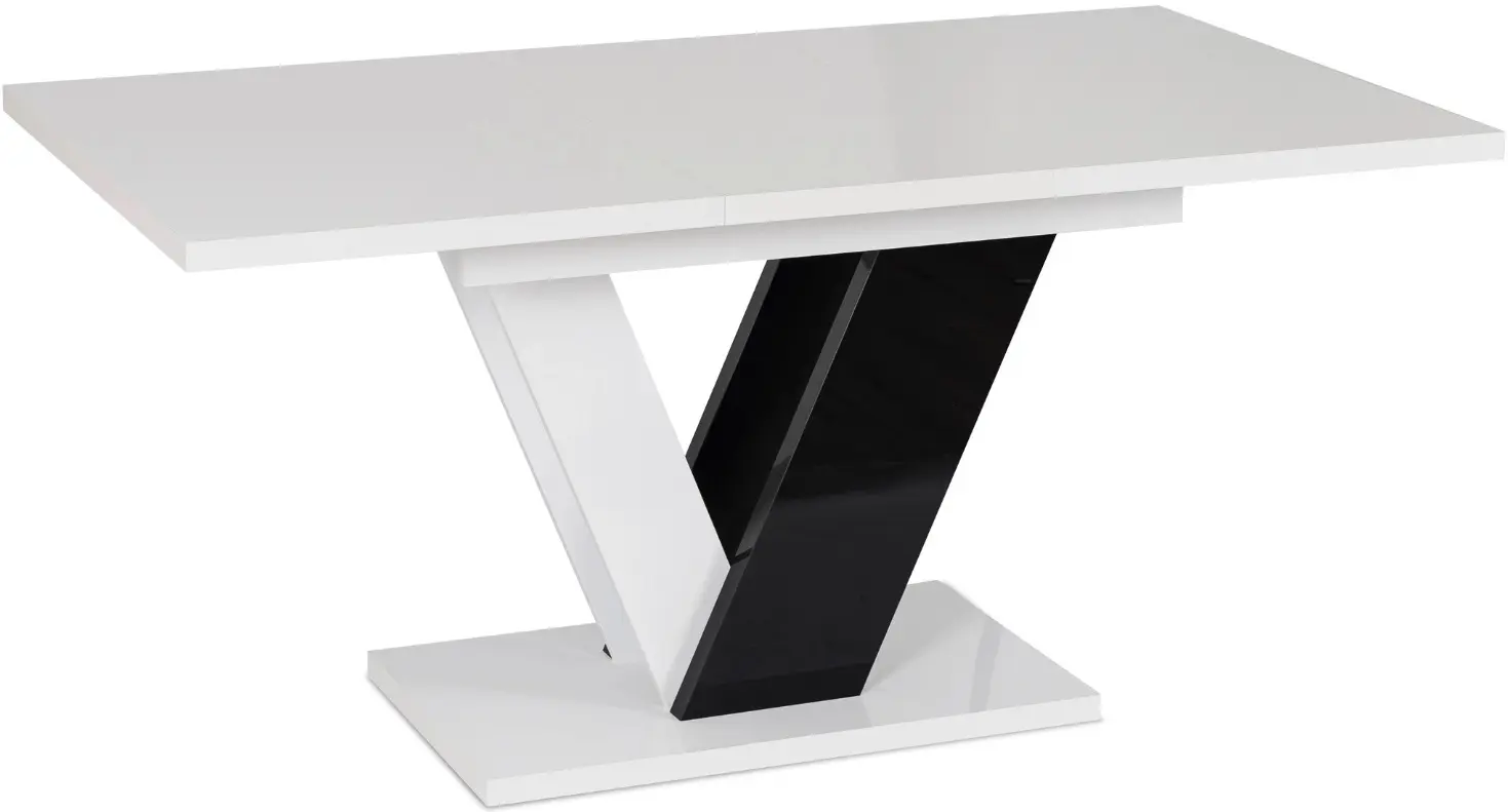 Обеденный набор 1+4 Mebel Elite Clark 120/160 Lucky (White/Black/Dark Blue) - 4